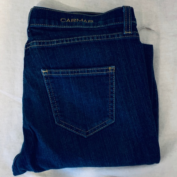Carmar LF store dark distressed denim jeans . - Picture 2 of 8